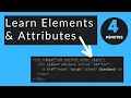 HTML Elements Attributes Explained with Real Examples in under 4 MINUTES