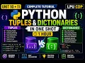 Python Tuples and Dictionaries Explained Unit 10 11