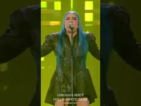 Download MP3 COSA TI ASPETTI DA ME - LOREDANA BERTÈ (Sanremo 2019) | SANREMOBERTÈ