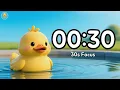30 Seconds Timer with Countdown - Quick Focus Interval Training
