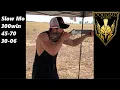 45-70 v 300 Win Mag v 30-06 Springfield Slow Motion Recoil Comparison