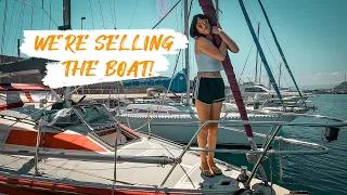 We’re SELLING our sailboat | BOAT TOUR of our 28ft SAILBOAT | Chasing Currents Ep53