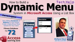 How to Build a Dynamic Menu System in Microsoft Access Using a List Box - Fitness