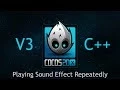 Cocos2d-x v3 C Tutorial 28 - Playing Sound Effect Repeatedly
