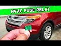 Ford Explorer HVAC Fuse Relay Location Replacement 2011 2012 2013 2014 2015