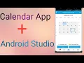 Update version How to create Calendar App in Android Studio in 2020
