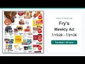 Fry s Weekly Ad 26 - 26 Best Deals
