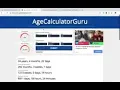 Age Calculator How Old Am I Date of Birth to Age Calculator