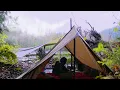 Download Lagu Rain Camping with my Dog - Relaxing Sound of Rain ASMR | Top 3 Rain Camping