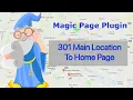 Magic Page Plugin Training Step By Step HowTo 301 Your Main Location To Your Home Page