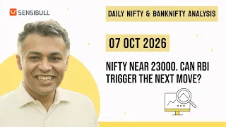 NIFTY & BANK NIFTY Analysis for Tomorrow | Stock Market Outlook | 07 October 2026, Wednesday