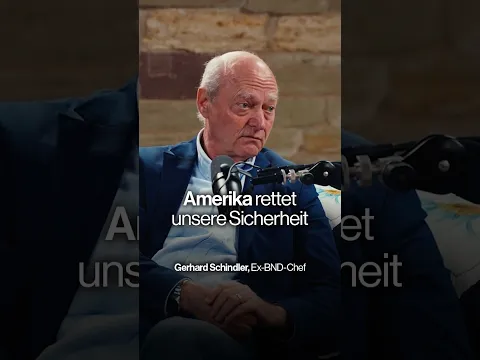 Amerika rettet unsere Sicherheit - Gerhard Schindler, Ex-BND-Chef