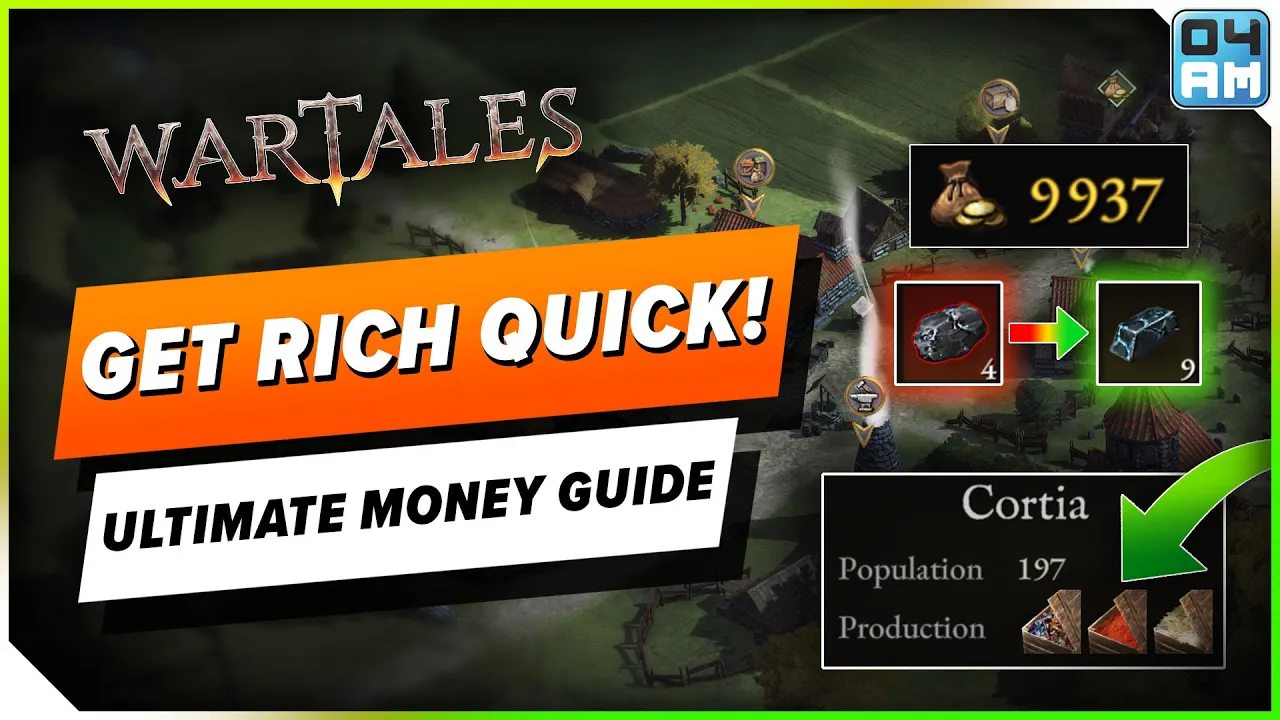 Wartales Ultimate Money Guide - 5 Ways To Get Rich Quick! Trade, Contracts, Prisoners & More
