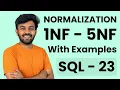 Normalization Explained with Examples 1NF - 5NF SQL Mastery Ep