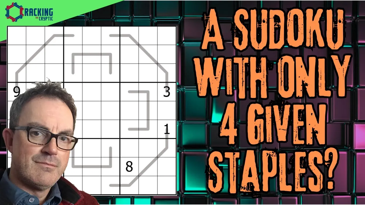 A Sudoku With Only 4 Given Staples?!