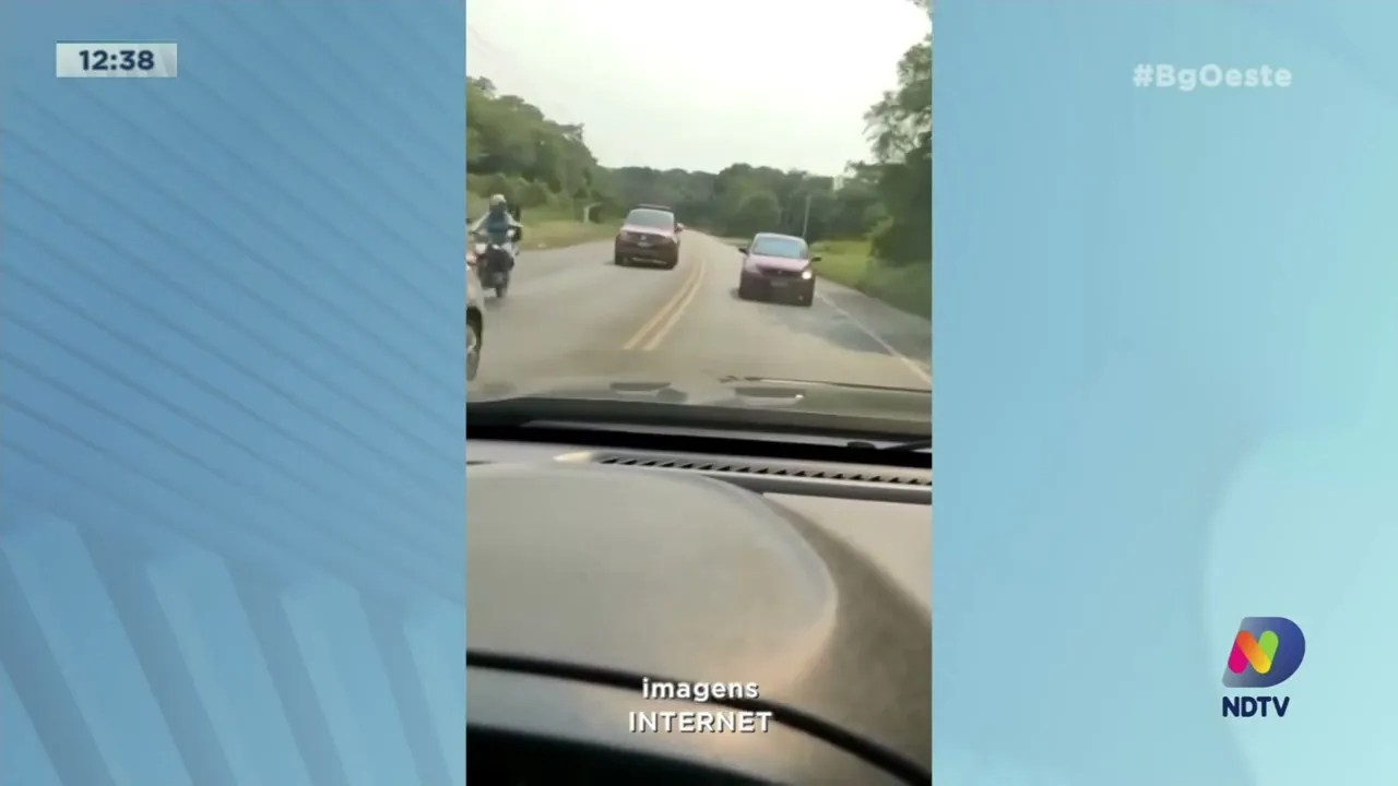 Polícia busca identificar veículo que transitou de ré pela SC-480