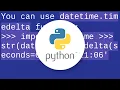 How do I convert seconds to hours minutes and seconds
