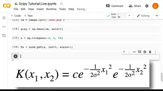 Convolution Deep Learning Prerequisites The Numpy Stack in Python V2