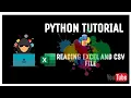 12 Reading csv and excel files in Python Machine Learning