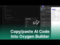 AI Generated PHP Code Snippets Directly Into Oxygen Builder