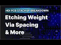 I PCB Stackup Breakdown - Etching Weight Via Spacing More