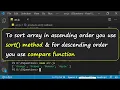 How to Sort an Array in JavaScript A Complete Guide