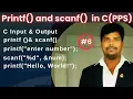 printf scanf pps C programming input and output functions stdio h display read write
