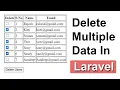 Laravel Delete Multiple Records Using Checkbox Example Laravel Checkbox Delete