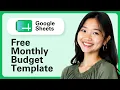 Google Sheets Free Monthly Budget Template By Google