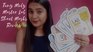 Tony Moly Master Lab Sheet Masks Review First Impressions Monday Masking Mania Kinnari Ashar 