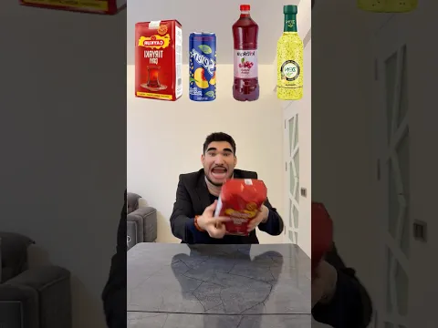 Babam en sevdiği içeceği seçiyor