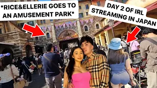 Ricegum FULL livestream 2023-10-19 IRL STREAM IN JAPAN W ELLERIE DAY 2 GOES TO AMUSEMENT PARK