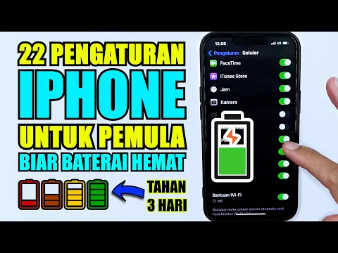 Download MP3 22 Cara Setting iPhone untuk Pemula agar Hemat Baterai Tidak Cepat Panas