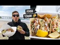 San Diego Mexican FOOD TOUR 3 types of TACOS California Burrito Carne Asada Fries