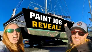PAINTING A SAILBOAT – FINAL REVEAL! [RED SEAS]