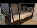 Harper and Bright full over full bunk bed espresso finish Very sturdy and the kids absolutely love