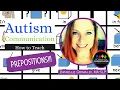 How To Teach Prepositions with Visuals Autism Strategies