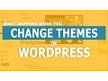 Will I Lose Content Changing my WordPress Theme