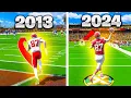 Scoring A 99 Yard Touc own With Travis Kelce In EVERY Madden EVER