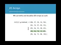 AP CS A 8 1 - 2D Arrays OUTDATED