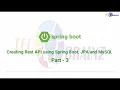 Rest API using Spring Boot JPA and MySQL - Part 3