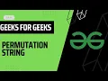 Permutation string all permutation string