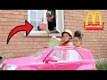 Download Lagu McDonald's Drive Thru Prank! Kids Pretend Play | FamousTubeKIDS