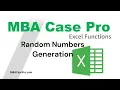RAND RANDBETWEEN to Generate Random Numbers in Excel Excel Formulas Top 10 Excel Tips Tricks