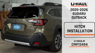 2020-2026 Subaru Outback U-Haul OEM Style Trailer Hitch Installation CMF13494