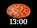 13 Minute Timer Bomb Pizza Fun Countdown Timer with Sound
