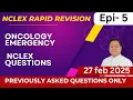 Oncological Emergencies NCLEX Questions Episode 5 Rapid Revision for NCLEX Prep