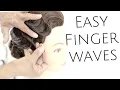 Vintage Finger Wave Tutorial - Learn how to style classic 1920 s flapper style vintage waves