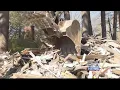 The city of Tupelo has started knocking down old businesses and homes