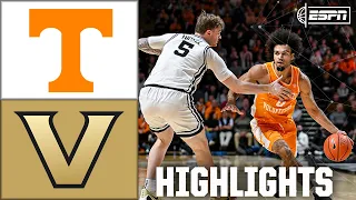 Tennessee Volunteers vs Vanderbilt Commodores Full Game Highlights ESPN College Basketball